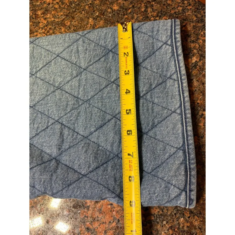 Kate Spade x Target Quilted Denim Jacket w Pearl Buttons Size 1X NWT - Picture 10 of 14